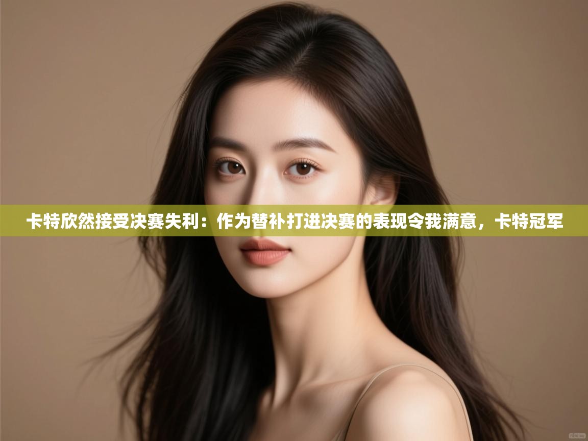 卡特欣然接受决赛失利：作为替补打进决赛的表现令我满意，卡特冠军